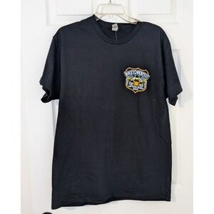 Gildan‎ BIKETOBERFEST Daytona Beach 2023 Graphic Tee Motorcycle Black L NWT
